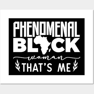 Phenomenal Black Woman Posters and Art